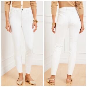 Talbots Women's Comfort Stretch Slimming Classic White Jegging - Size 10 Tall